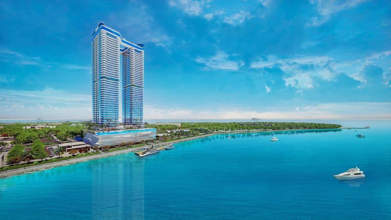 New high-rise residence Oceanz with a swimming pool, a spa center and a business center, Maritime City, Dubai, UAE — photo 2