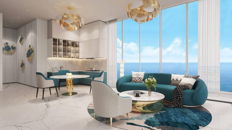 New high-rise residence Oceanz with a swimming pool, a spa center and a business center, Maritime City, Dubai, UAE — photo 5