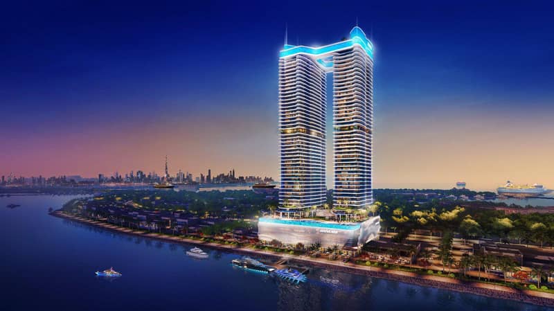 New high-rise residence Oceanz with a swimming pool, a spa center and a business center, Maritime City, Dubai, UAE — photo 16