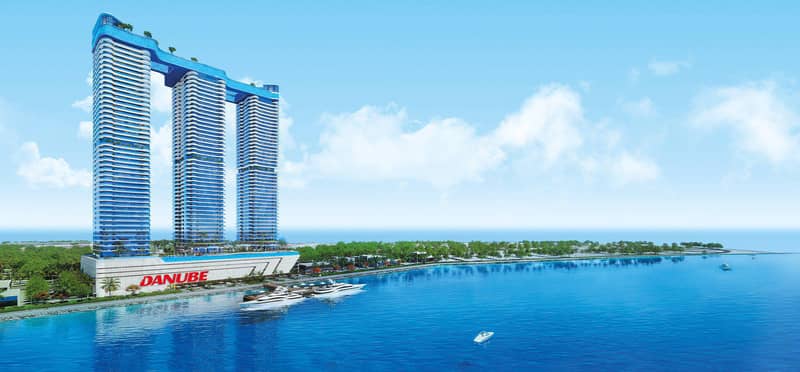 New high-rise residence Oceanz with a swimming pool, a spa center and a business center, Maritime City, Dubai, UAE — photo 3