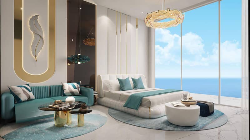 New high-rise residence Oceanz with a swimming pool, a spa center and a business center, Maritime City, Dubai, UAE — photo 6