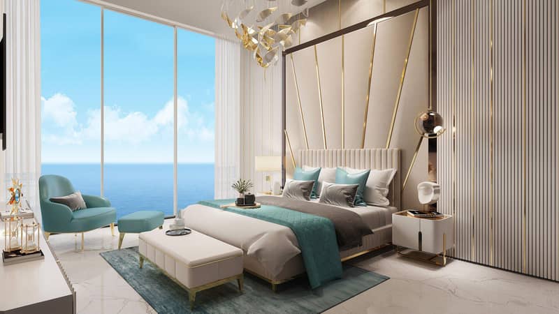 New high-rise residence Oceanz with a swimming pool, a spa center and a business center, Maritime City, Dubai, UAE — photo 7