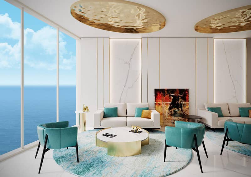 New high-rise residence Oceanz with a swimming pool, a spa center and a business center, Maritime City, Dubai, UAE — photo 12