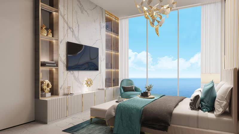 New high-rise residence Oceanz with a swimming pool, a spa center and a business center, Maritime City, Dubai, UAE — photo 8