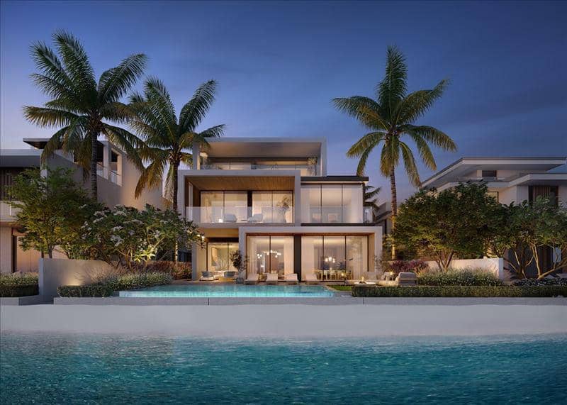 New complex of unique beachfront villas Beach villa, Palm Jebel Ali, Dubai, UAE — photo 6