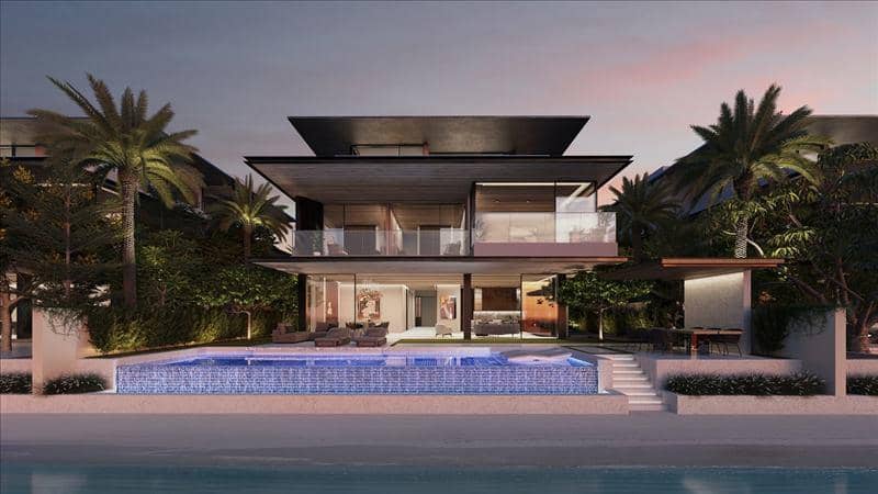 New complex of unique beachfront villas Beach villa, Palm Jebel Ali, Dubai, UAE — photo 7