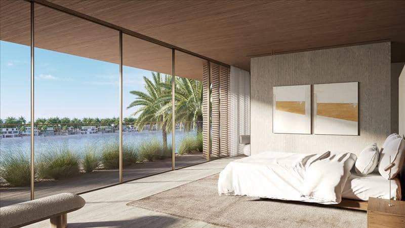 Новый комплекс вилл у воды с бассейном и видом на море Coral villas, Palm Jebel Ali, Дубай, ОАЭ — фото 20