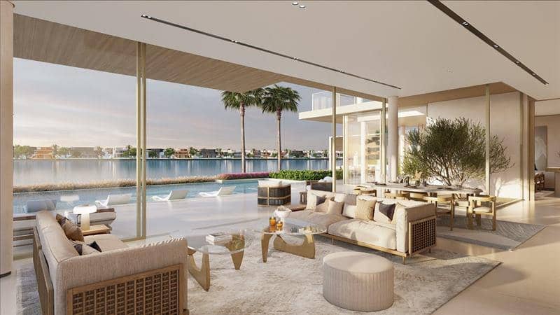 New complex of beachfront villas Coral villas with swimming pools and sea views, Palm Jebel Ali, Dubai, UAE — photo 8