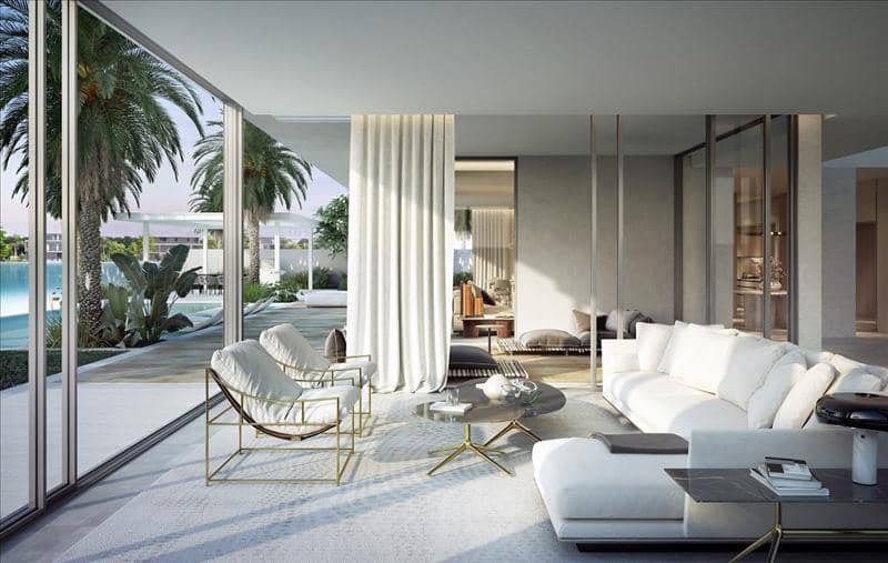 Новый комплекс вилл у воды с бассейном и видом на море Coral villas, Palm Jebel Ali, Дубай, ОАЭ — фото 8