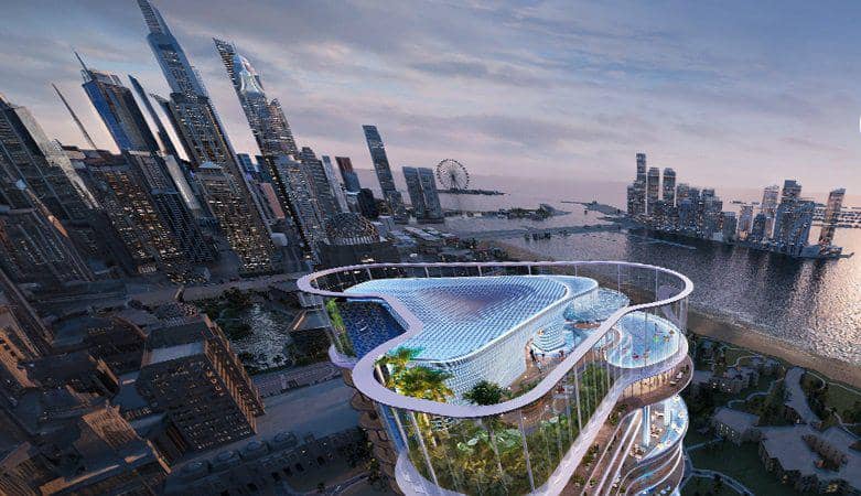 Новая высотная резиденция Damac Casa с бассейнами и садами, Dubai Media city, Дубай, ОАЭ — фото 5