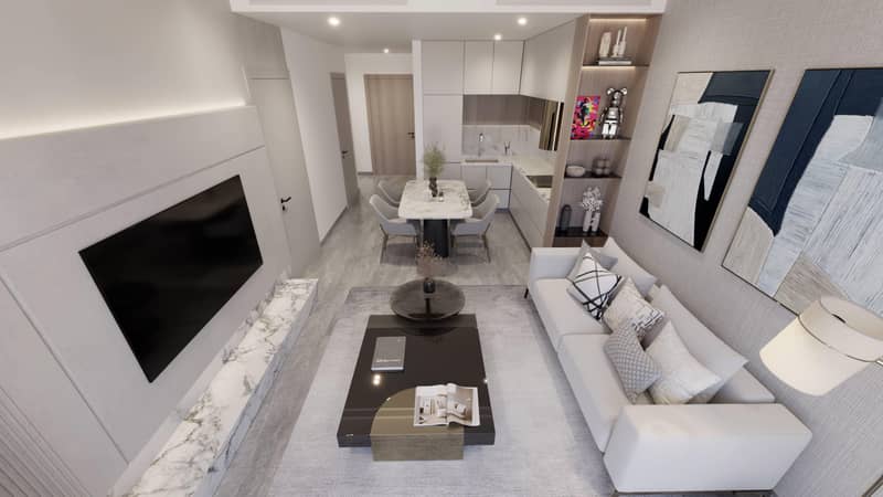 Modern apartments with private pools, in a multi-storey residential complex with developed infrastructure, JVC, Dubai, UAE — photo 6