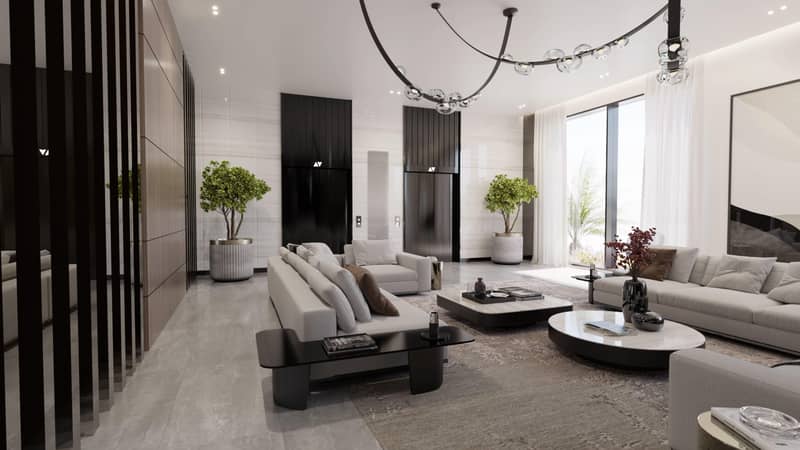 Modern apartments with private pools, in a multi-storey residential complex with developed infrastructure, JVC, Dubai, UAE — photo 4