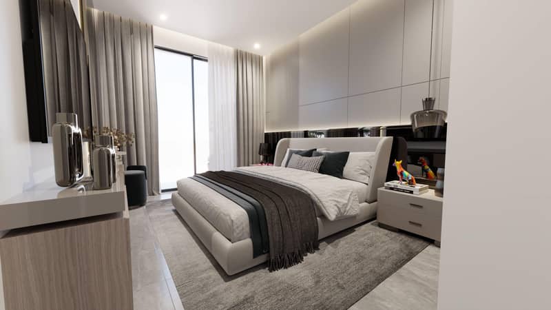 Modern apartments with private pools, in a multi-storey residential complex with developed infrastructure, JVC, Dubai, UAE — photo 7