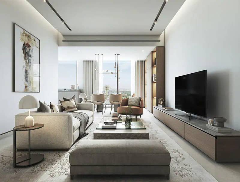 Luxury apartments overlooking the lagoons and city centre, close to the beach, Nad Al Sheba 1, Dubai, UAE — photo 3