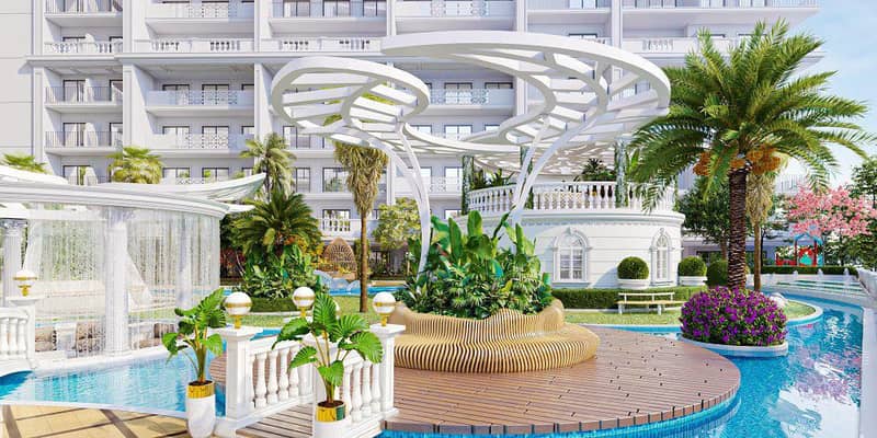 Новая резиденция Aqua Dimore с уникальными бассейнами и зелеными зонами в районе Dubai Science Park, в центре Дубая, ОАЭ — фото 17