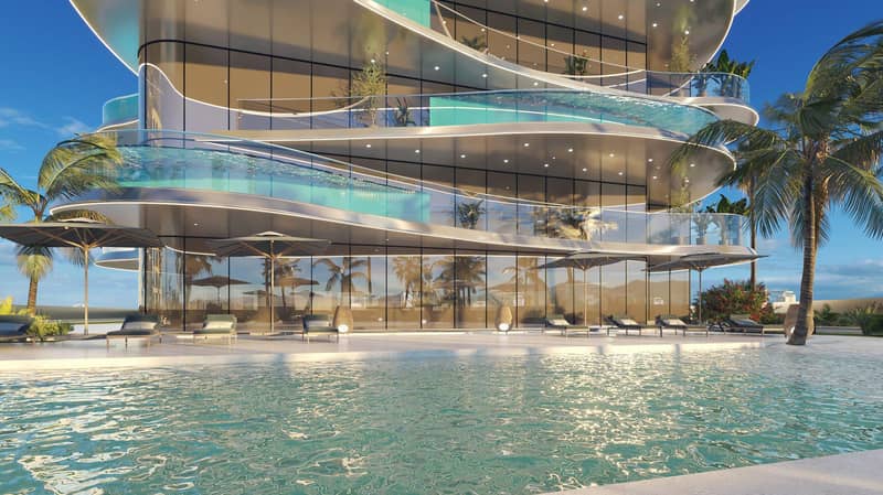 New high-rise complex of apartments with private swimming pools Volga Tower, JVT, Dubai, UAE — photo 7