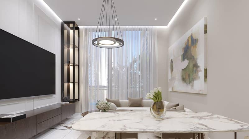 New high-rise complex of apartments with private swimming pools Volga Tower, JVT, Dubai, UAE — photo 19
