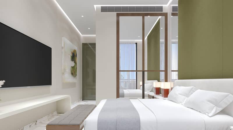 New high-rise complex of apartments with private swimming pools Volga Tower, JVT, Dubai, UAE — photo 22