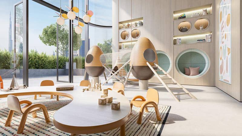 Новая высотная резиденция на берегу канала One River Point с бассейнами рядом с Бурдж Халифа, Business Bay, Дубай, ОАЭ — фото 15
