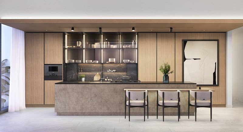 Новая высотная резиденция на берегу канала One River Point с бассейнами рядом с Бурдж Халифа, Business Bay, Дубай, ОАЭ — фото 16
