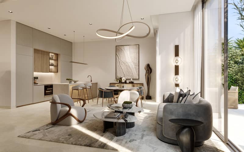 New gated residence Nad al Sheba Gardens with a lagoon and a swimming pool close to highways, Nad Al Sheba 1, Dubai, UAE — photo 27
