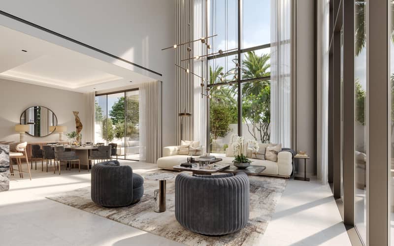 Новая закрытая резиденция Nad al Sheba Gardens с лагуной и бассейном рядом с автомагистралями, Nad Al Sheba 1, Дубай, ОАЭ — фото 24