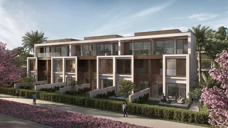 New gated residence Nad al Sheba Gardens with a lagoon and a swimming pool close to highways, Nad Al Sheba 1, Dubai, UAE — photo 21