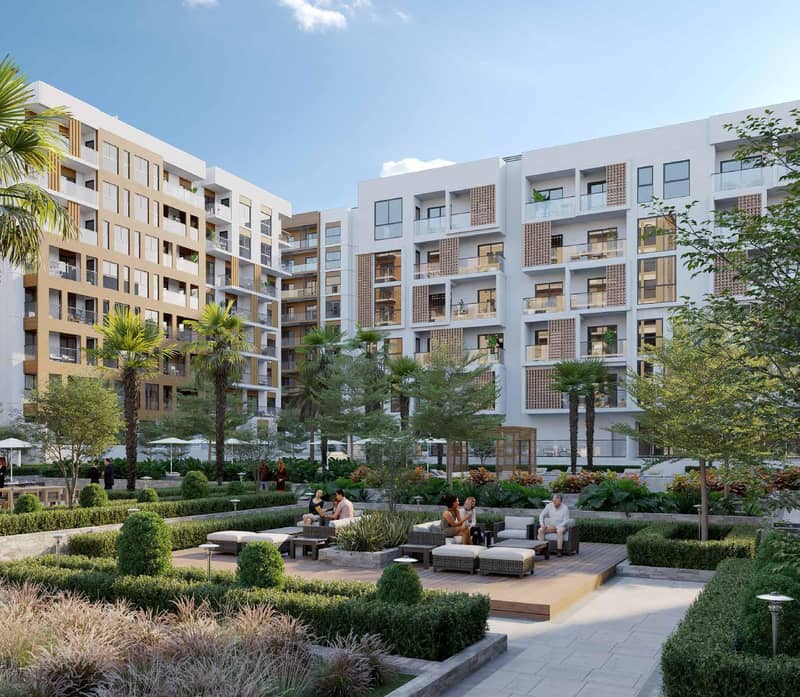 Новая резиденция Hillside Residences с бассейнами и садами недалеко от Дубай Марина, Jebel Ali Village, Дубай, ОАЭ — фото 8