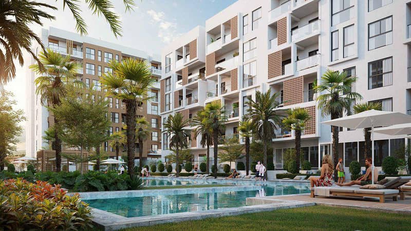 Новая резиденция Hillside Residences с бассейнами и садами недалеко от Дубай Марина, Jebel Ali Village, Дубай, ОАЭ — фото 2