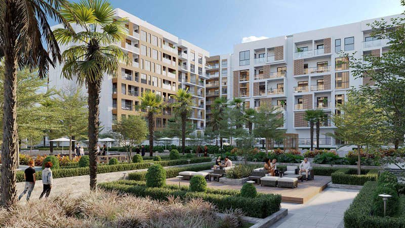 Новая резиденция Hillside Residences с бассейнами и садами недалеко от Дубай Марина, Jebel Ali Village, Дубай, ОАЭ — фото 9