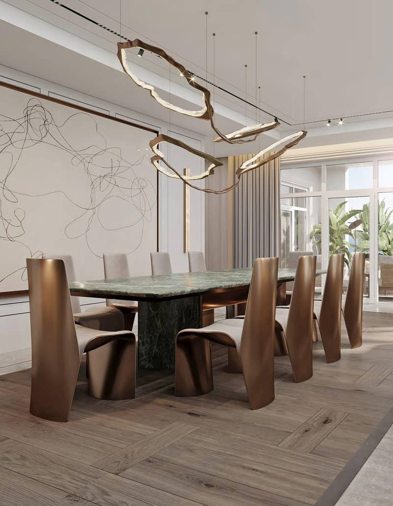 Новая элитная резиденция Raffles penthouses с полем для мини-гольфа и пляжным клубом, Palm Jumeirah, Дубай, ОАЭ — фото 7