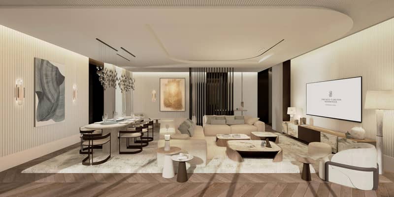 Новая резиденция Ritz Carlton Residences с бассейном и бизнес-центром рядом с Дубай Молл и Бурдж Халифа, Business Bay, Дубай, ОАЭ — фото 7