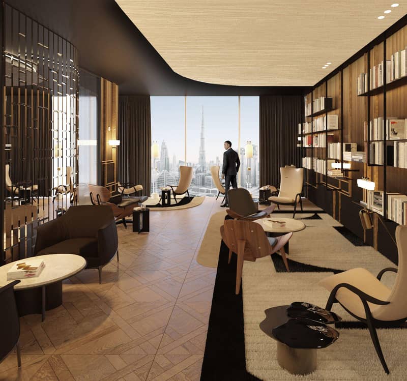 Новая резиденция Ritz Carlton Residences с бассейном и бизнес-центром рядом с Дубай Молл и Бурдж Халифа, Business Bay, Дубай, ОАЭ — фото 34