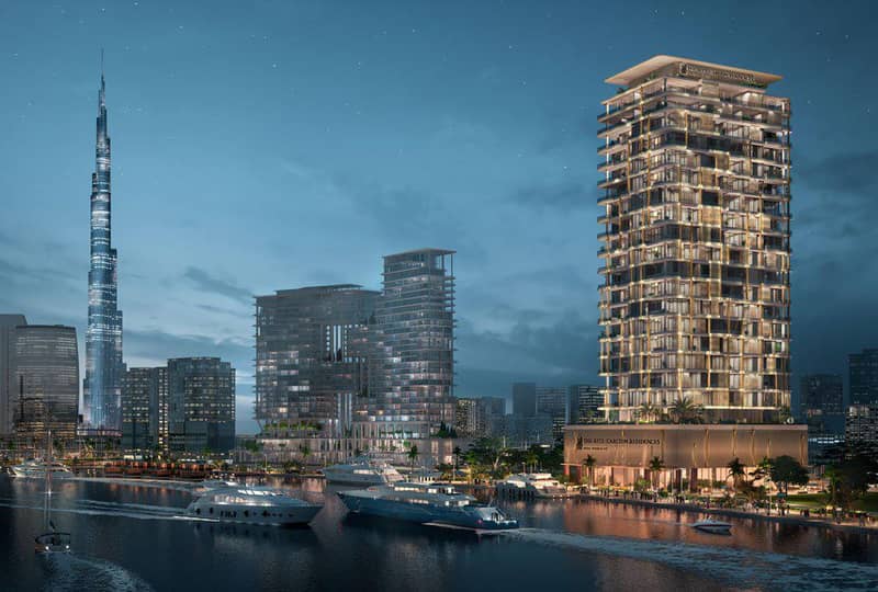 Новая резиденция Ritz Carlton Residences с бассейном и бизнес-центром рядом с Дубай Молл и Бурдж Халифа, Business Bay, Дубай, ОАЭ — фото 3
