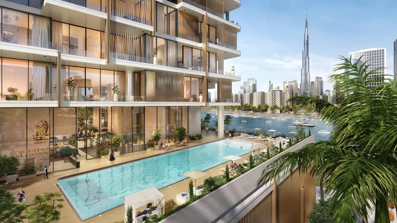 Новая резиденция Ritz Carlton Residences с бассейном и бизнес-центром рядом с Дубай Молл и Бурдж Халифа, Business Bay, Дубай, ОАЭ — фото 4