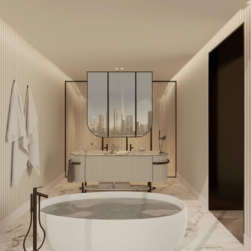 Новая резиденция Ritz Carlton Residences с бассейном и бизнес-центром рядом с Дубай Молл и Бурдж Халифа, Business Bay, Дубай, ОАЭ — фото 28