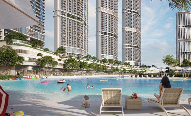 Новая высотная резиденция 360 Riverside Crescent с бассейнами и ресторанами рядом с центром города, Nad Al Sheba 1, Дубай, ОАЭ — фото 4