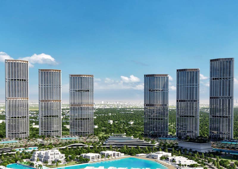 Новая высотная резиденция 360 Riverside Crescent с бассейнами и ресторанами рядом с центром города, Nad Al Sheba 1, Дубай, ОАЭ — фото 14