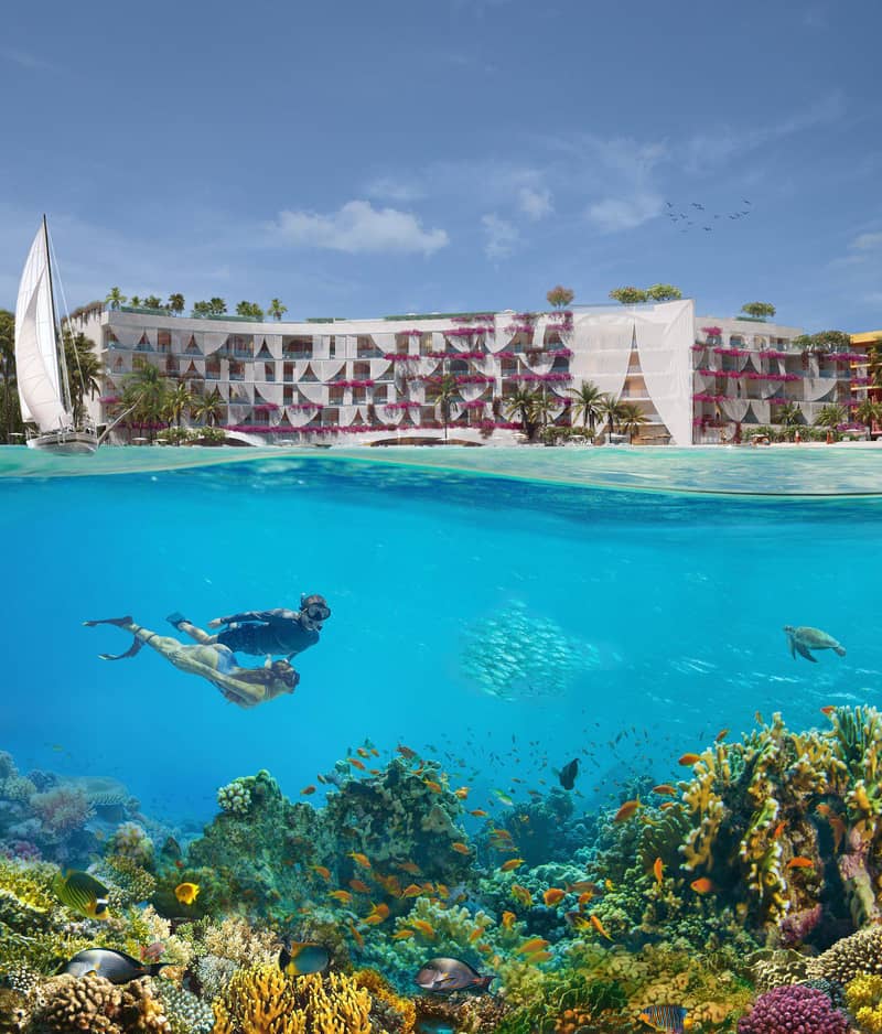 Новая резиденция Marbella с бассейнами, спа-центром и пляжем, Europe Island, Дубай, ОАЭ — фото 2