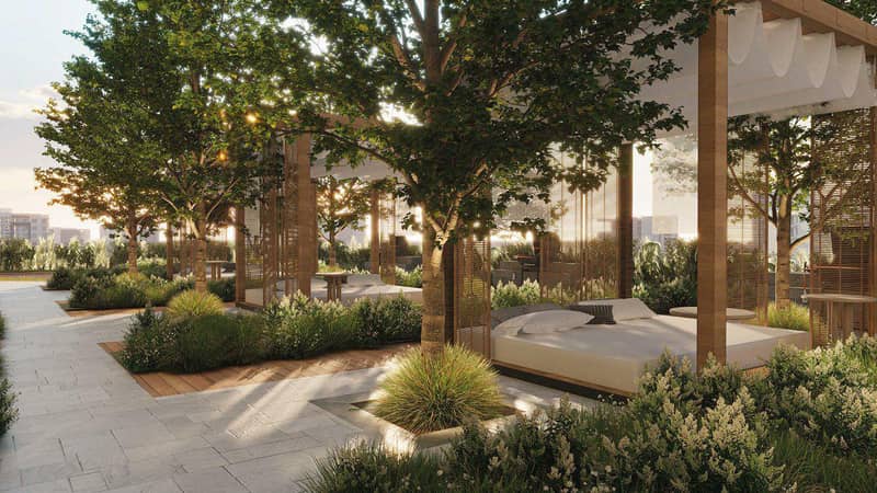 New residence Albero with a swimming pool, a garden and a wellness center, Liwan, Dubai, UAE — photo 12