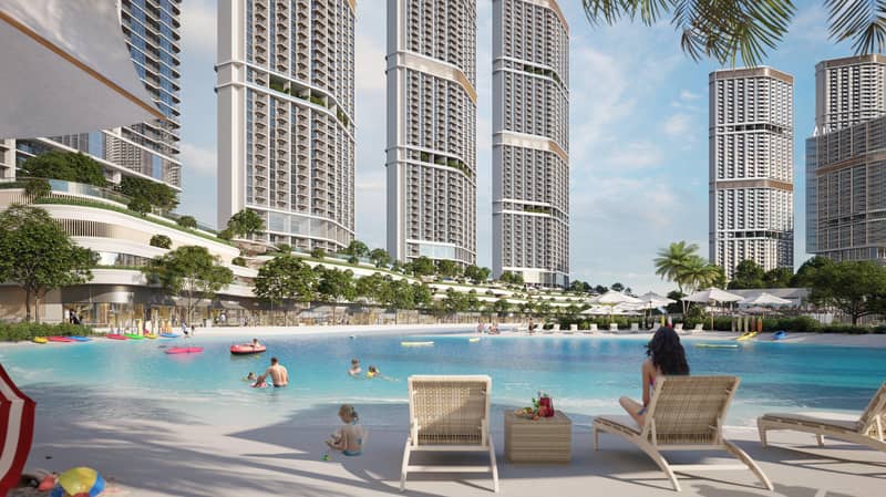 Luxury apartments with panoramic views of the city, lagoons and beach, Nad Al Sheba 1, Dubai, UAE — photo 2