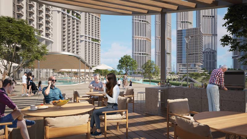 Luxury apartments with panoramic views of the city, lagoons and beach, Nad Al Sheba 1, Dubai, UAE — photo 3