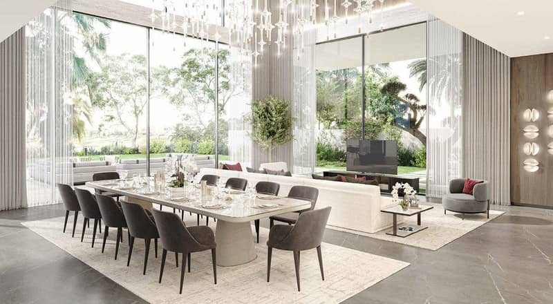 Новый комплекс вилл с бассейном и спа-зоной Utopia, Damac Hills, Дубай, ОАЭ — фото 4