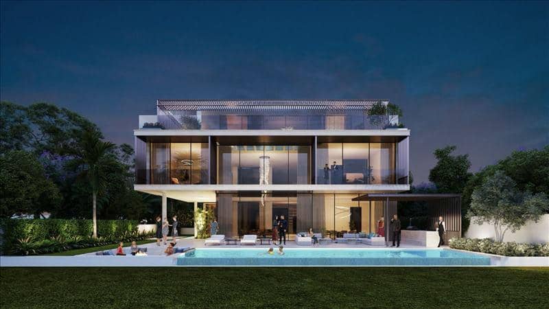 Новый комплекс вилл с бассейном и спа-зоной Utopia, Damac Hills, Дубай, ОАЭ — фото 11