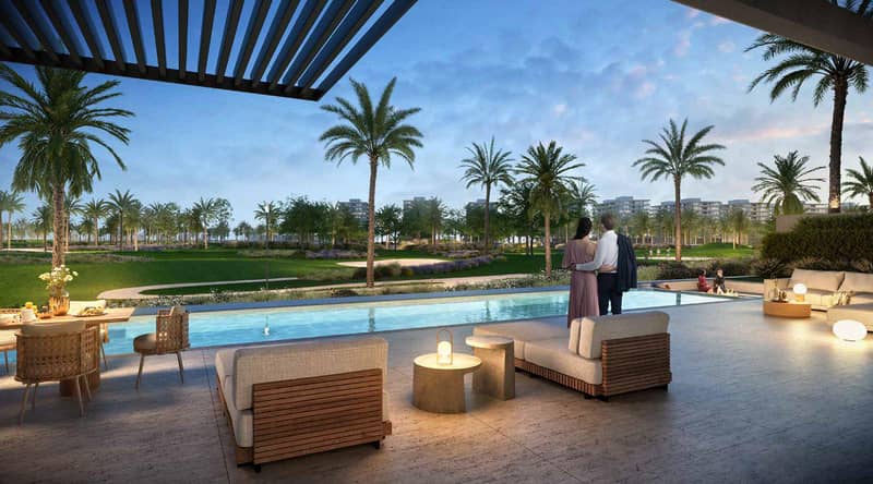 Новый комплекс вилл с бассейном и спа-зоной Utopia, Damac Hills, Дубай, ОАЭ — фото 10