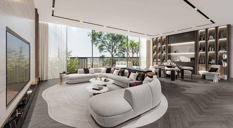 Новый комплекс вилл с бассейном и спа-зоной Utopia, Damac Hills, Дубай, ОАЭ — фото 3