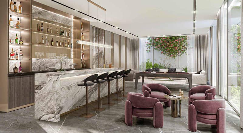 Новый комплекс вилл с бассейном и спа-зоной Utopia, Damac Hills, Дубай, ОАЭ — фото 6