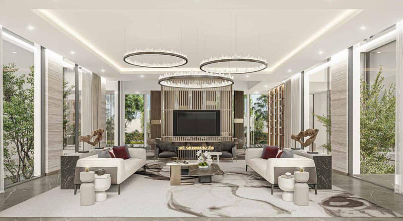 Новый комплекс вилл с бассейном и спа-зоной Utopia, Damac Hills, Дубай, ОАЭ — фото 5