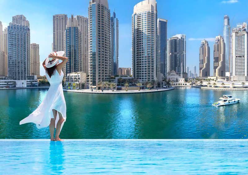 Новая резиденция у воды Liv Waterside с бассейнами и спа-центром, Dubai Marina, Дубай, ОАЭ — фото 17
