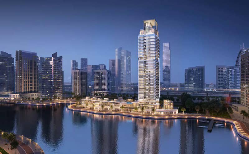 Новая резиденция у воды Liv Waterside с бассейнами и спа-центром, Dubai Marina, Дубай, ОАЭ — фото 2